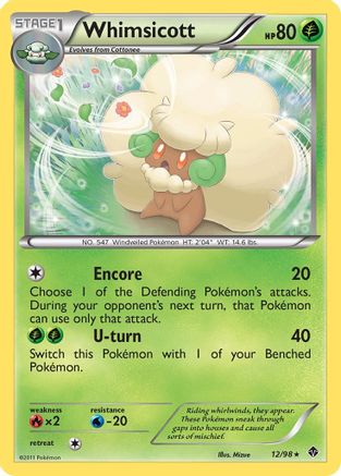 Whimsicott (12/98) [Emerging Powers] - Rare