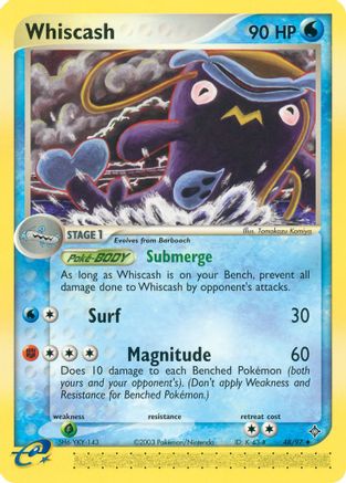 Whiscash (48/97) [Dragon] Reverse Holofoil - Uncommon