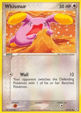 Whismur (082/101) [Hidden Legends] Reverse Holofoil - Common