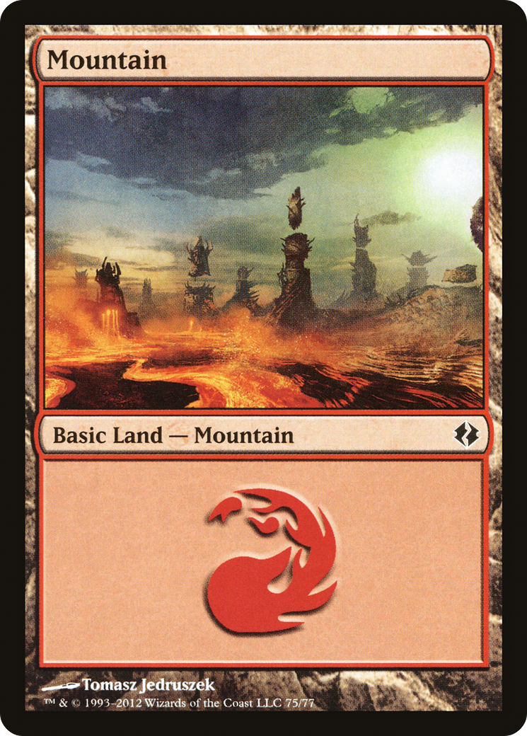 Mountain (DDI-075) [Duel Decks: Venser vs. Koth]