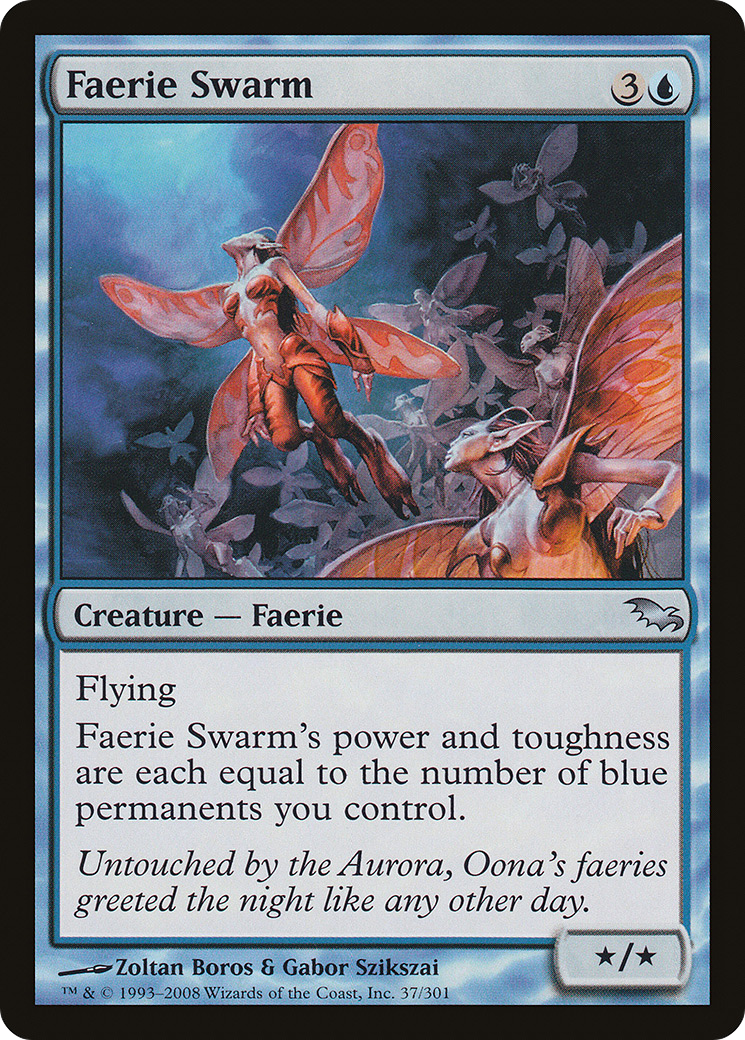 Faerie Swarm (SHM-037) [Shadowmoor] Foil