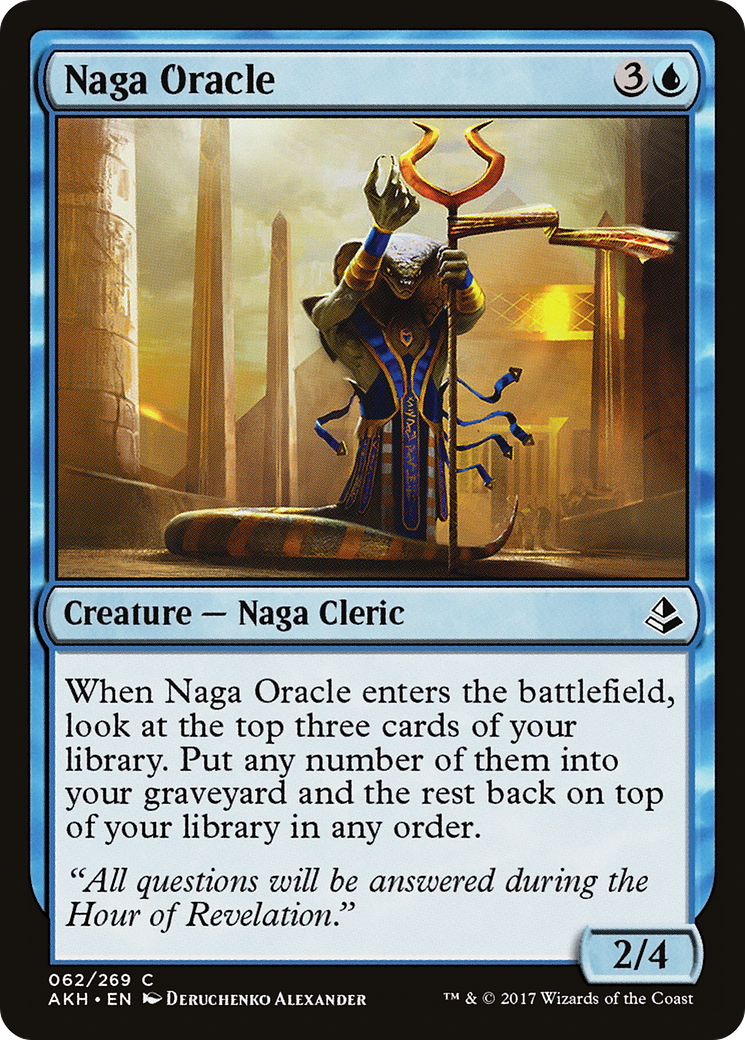 Naga Oracle (AKH-062) [Amonkhet] Foil