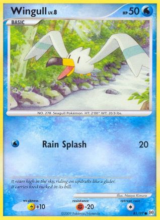 Wingull (081/99) [Arceus] Reverse Holofoil - Common
