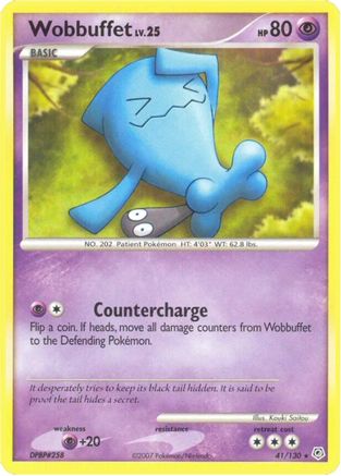 Wobbuffet (41/130) [Diamond and Pearl] Reverse Holofoil - Rare