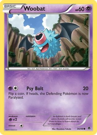 Woobat (36/98) [Emerging Powers] - Common
