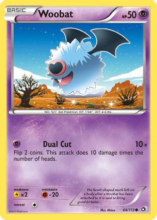 Woobat (64/113) [Legendary Treasures] Reverse Holofoil - Common