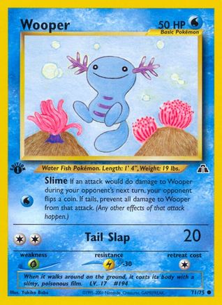 Wooper (071/75) [Neo Discovery] 1st Edition - Common