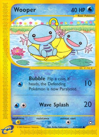 Wooper (117/147) [Aquapolis] - Common