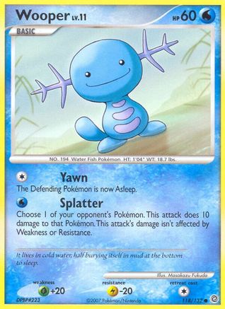 Wooper (118/132) [Secret Wonders] - Common