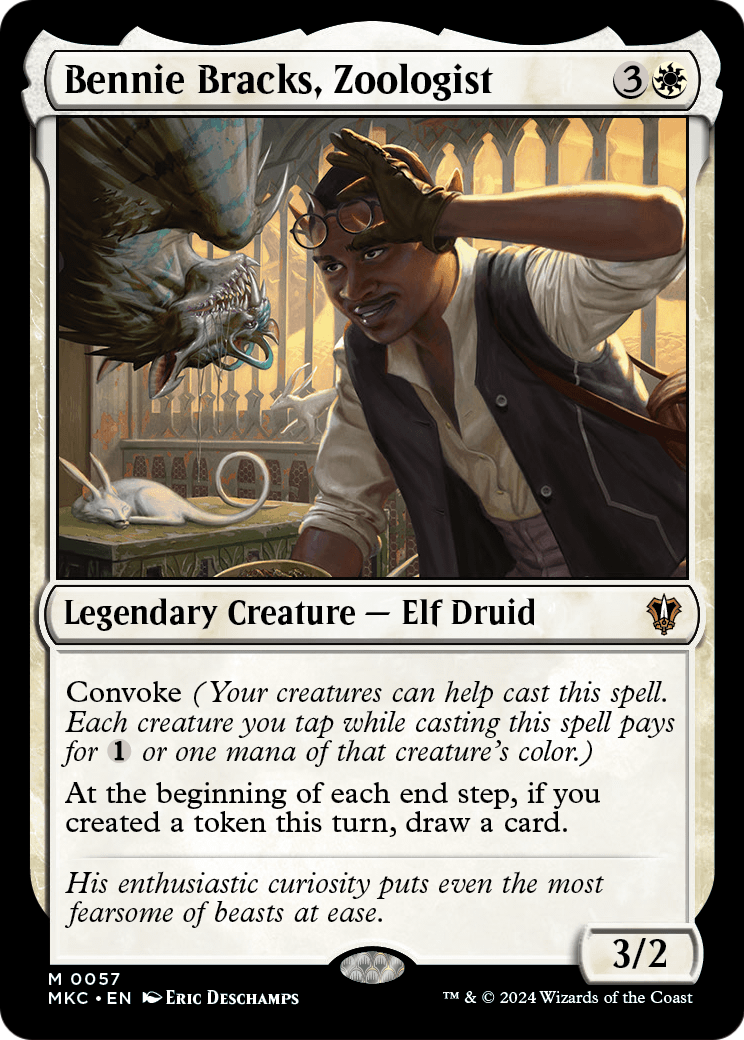 Bennie Bracks, Zoologist (MKC-057) [Murders at Karlov Manor Commander]