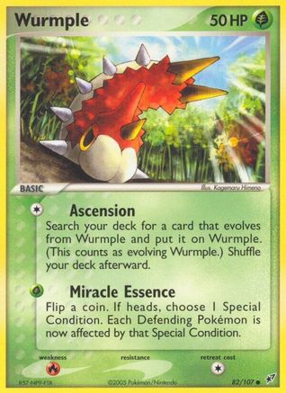 Wurmple (82/107) [Deoxys] Reverse Holofoil - Common