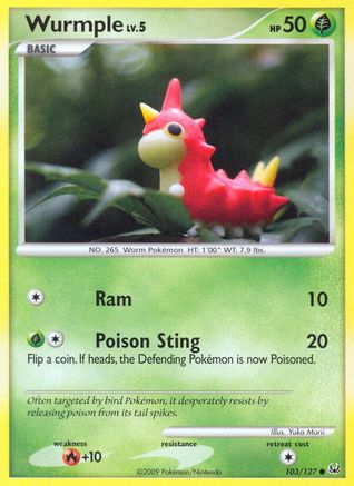 Wurmple (103/127) [Platinum] - Common