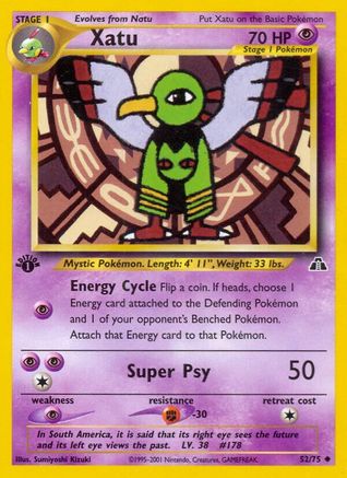 Xatu (052/75) [Neo Discovery] 1st Edition - Uncommon