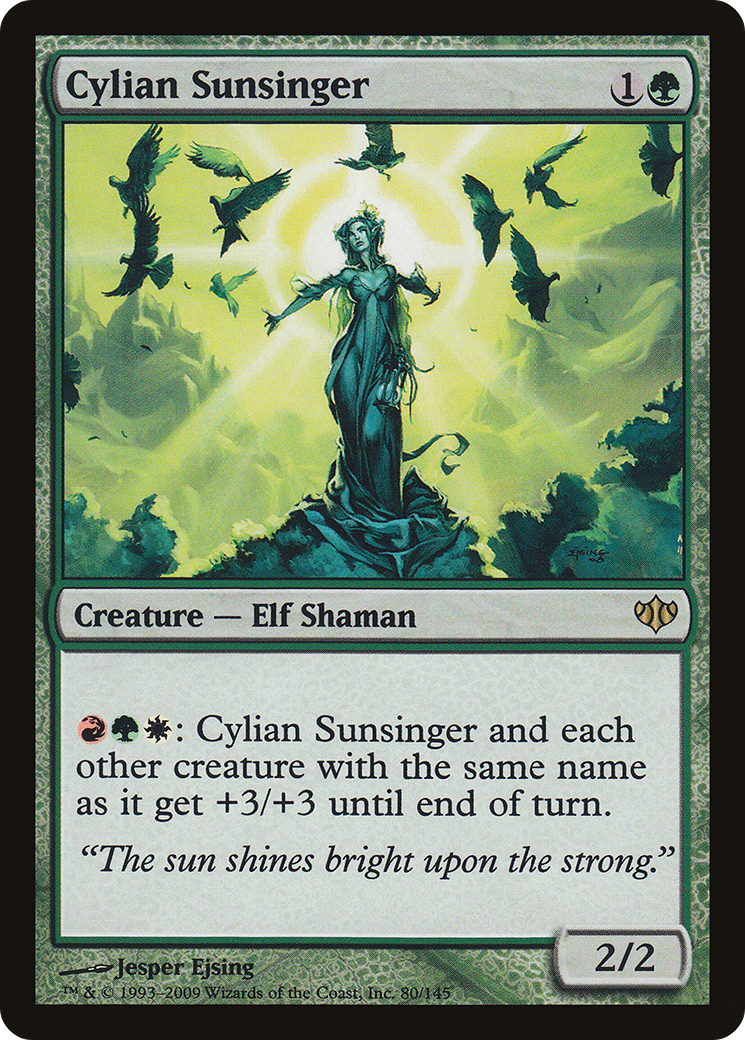 Cylian Sunsinger (CON-080) [Conflux]