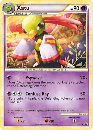Xatu (11/95) [Unleashed] Reverse Holofoil - Holo Rare