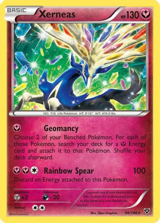 Xerneas (096/146) [XY Base Set] Reverse Holofoil - Rare