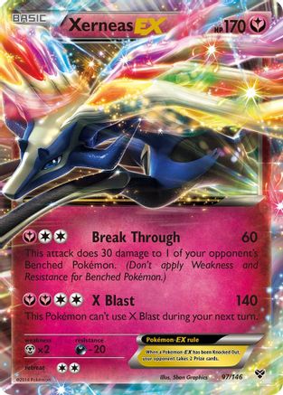 Xerneas EX (097/146) [XY Base Set] Holofoil - Ultra Rare