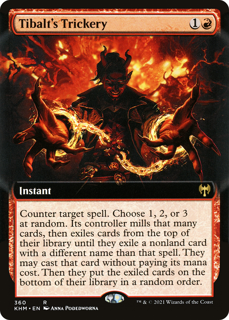 Tibalt's Trickery (Extended Art) (KHM-360) [Kaldheim]