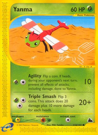 Yanma (116/144) [Skyridge] - Common