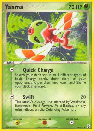 Yanma (028/109) [Team Rocket Returns] - Rare