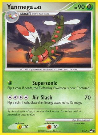 Yanmega (5/17) [POP Series 8] Holofoil - Rare