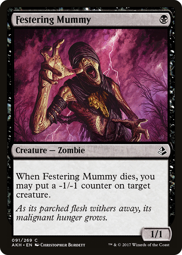Festering Mummy (AKH-091) [Amonkhet] Foil