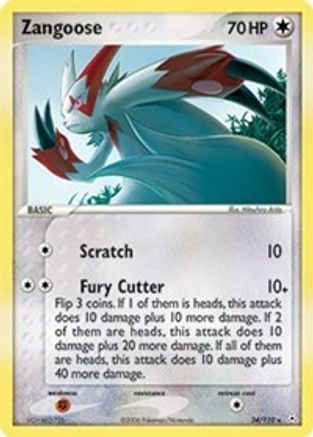 Zangoose (34/110) [Holon Phantoms] Reverse Holofoil - Rare