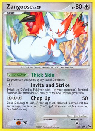 Zangoose (66/127) [Platinum] - Uncommon