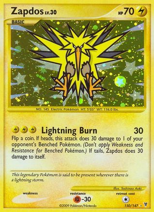 Zapdos (150/147) [Supreme Victors] Holofoil - Secret Rare