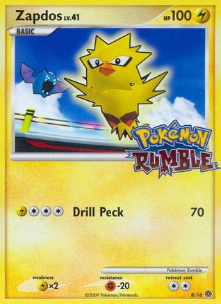 Zapdos (8/16) [Rumble] - Promo