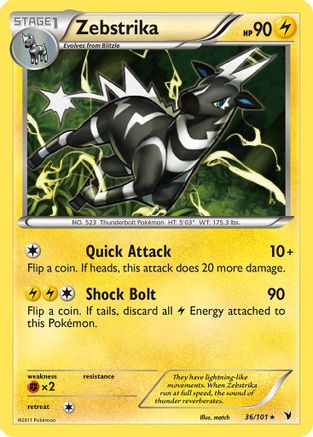 Zebstrika (36/101) [Noble Victories] - Rare