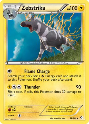 Zebstrika (57/149) [Boundaries Crossed] Reverse Holofoil - Holo Rare