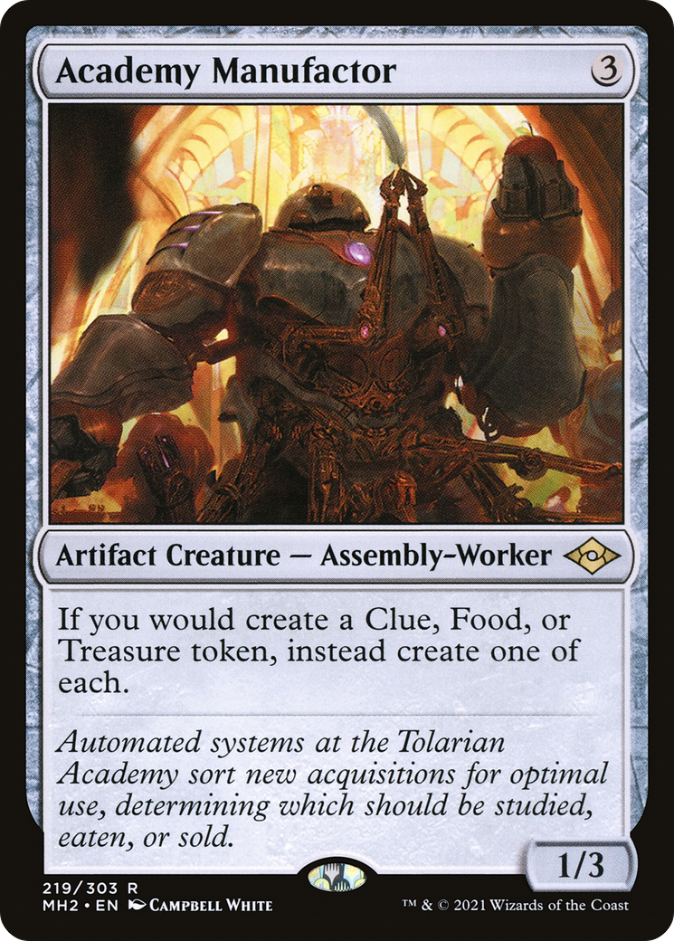 Academy Manufactor (MH2-219) [Modern Horizons 2] Foil