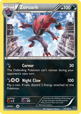 Zoroark (073/146) [XY Base Set] Reverse Holofoil - Holo Rare