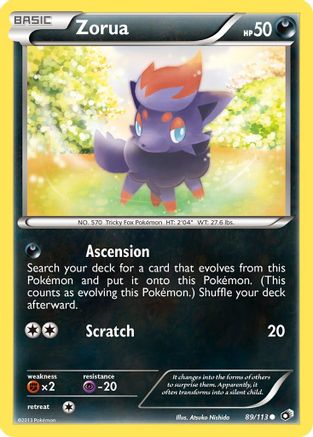Zorua (089/113) [Legendary Treasures] - Common