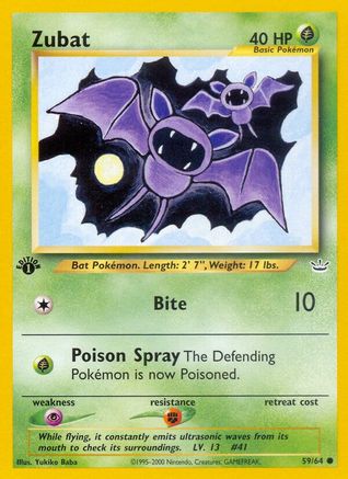 Zubat (059/64) [Neo Revelation] 1st Edition - Common