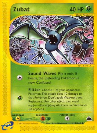 Zubat (117/144) [Skyridge] - Common