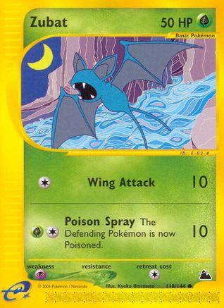 Zubat (118/144) [Skyridge] - Common