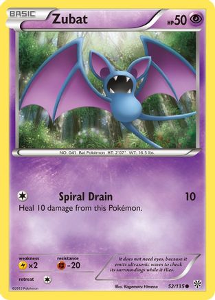 Zubat (52/135) [Plasma Storm] - Common