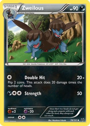 Zweilous (78/101) [Noble Victories] Reverse Holofoil - Uncommon