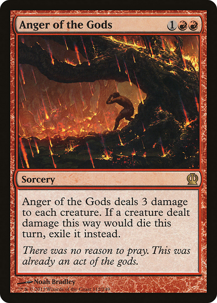 Anger of the Gods (THS-112) [Theros] Foil