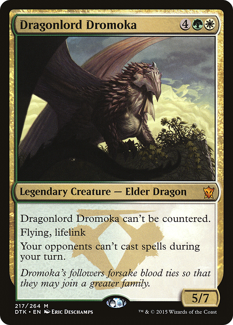 Dragonlord Dromoka (DTK-217) [Dragons of Tarkir] Foil
