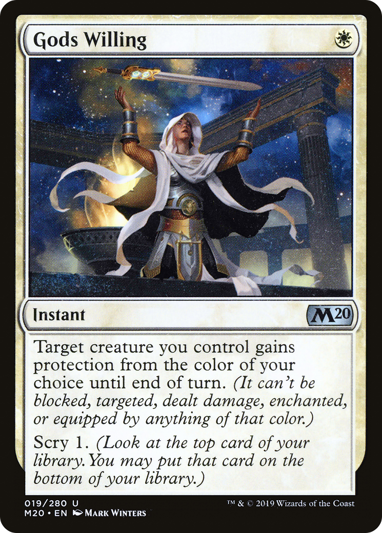 Gods Willing (M20-019) [Core Set 2020] Foil