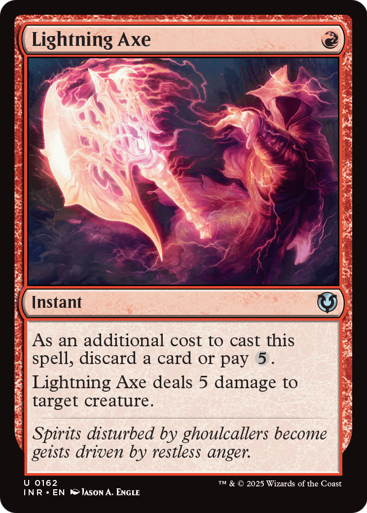 Lightning Axe (INR-162) [Innistrad Remastered]