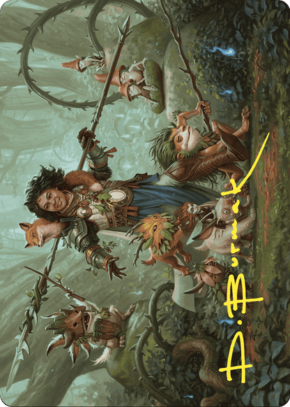 Ellivere of the Wild Court // Ellivere of the Wild Court (AWOE-049) (Borderless) [Wilds of Eldraine Art Series]