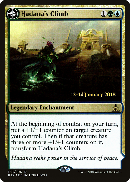 Hadana's Climb (PRE-158S) [Rivals of Ixalan Promos] Foil