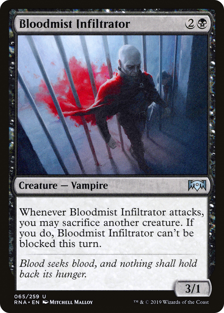 Bloodmist Infiltrator (RNA-065) [Ravnica Allegiance] Foil