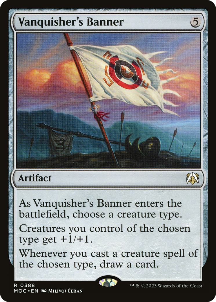 Vanquisher's Banner (MOC-388) [March of the Machine Commander]