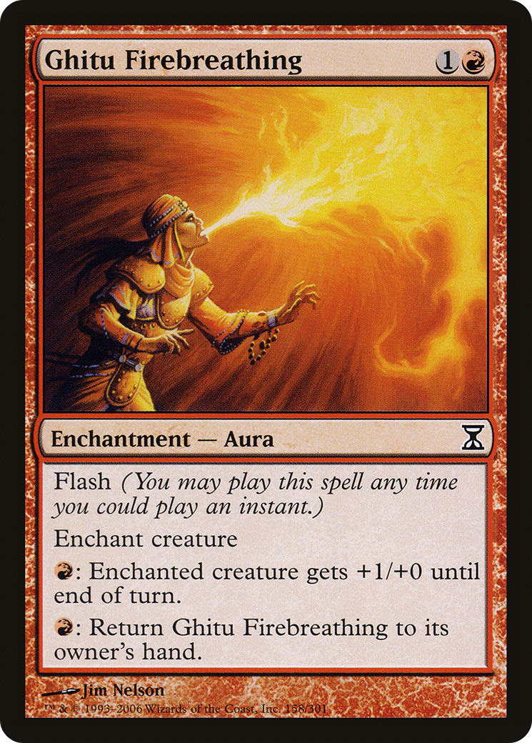Ghitu Firebreathing (TSP-158) [Time Spiral]