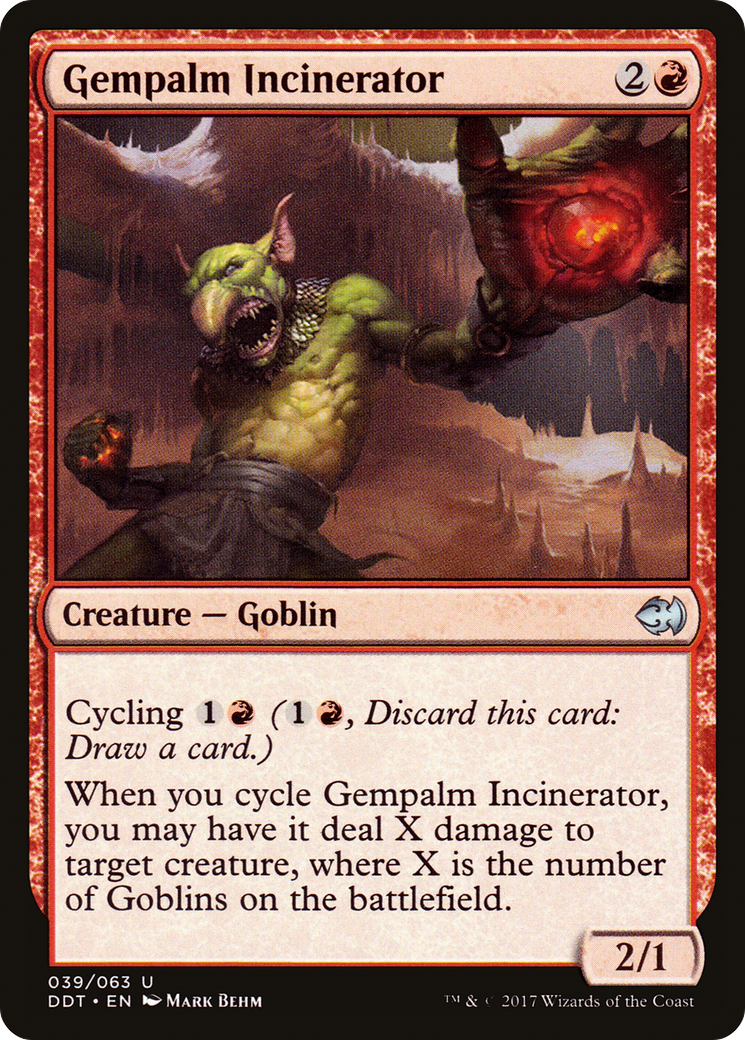 Gempalm Incinerator (DDT-039) [Duel Decks: Merfolk vs. Goblins]
